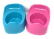 Wholesale - POTTY CHAIR 5.75''H PINK/BLUE, UPC: 810002202742